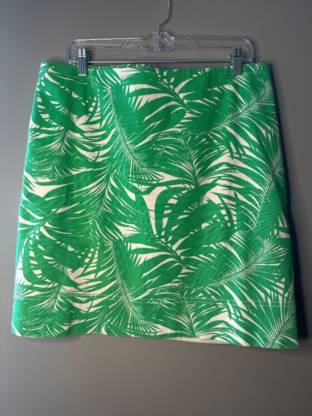 Talbots size 14 cotton skirt tropical resortwear cruise vacation quiet luxury